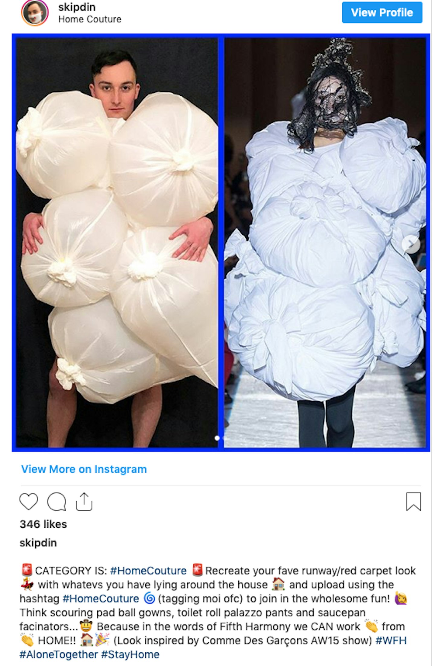 HomeCouture Is Instagram s New DIY Trend